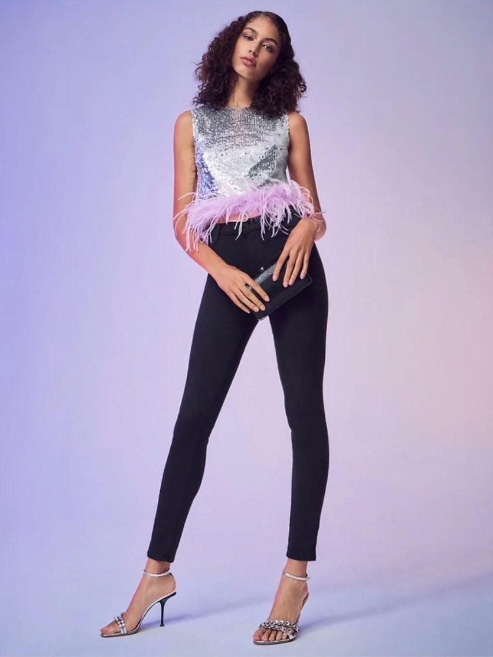 J Brand Black High-Waist Skinny Ponte Pants